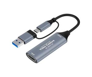 Générique Carte de Capture Vidéo Hdmì USB 3.0 - Dispositif d'Enregistrement Audio 1080P HD destiné au Streaming et Jeux | Compatible Switçh, Caméra ou Téléphone | Boîtier d'Acquisition PC, et OBS