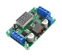Générique Carte de convertisseur élévateur d ' Affichage de Tension pour projets de Batterie, Module d ' Alimentation réglable de 3, 5 V à 30 V avec câblage de borne à vis et Sortie 100 W