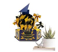 Générique Carte de graduation,Diplômé 3D de la promotion 2026,Carte de félicitation pour fête de diplôme | Pour célébrations, frères et sœurs, amis, fêtes, dîners,