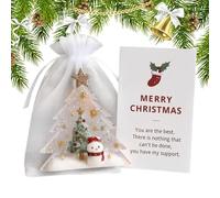 Générique Carte De Noël,Cartes Inspirantes de Noël avec Arbre Bonhomme de Neige Décor de Table | Décoration de Fête pour Ferme Table Hiver Cuisine Maison Manteau Bureau