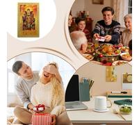 Générique Carte de Protection Tai Sui 2026,Décoration Portable En Cuivre Doré Chinois - De L'Année Du Cheval - Cadeau Pour Famille Amis Et Collègues