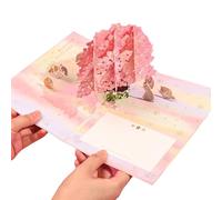 Générique Carte de vœux 3D, carte d ' anniversaire, artisanat complexe et structure pliable, adaptée à tous les âges, designs uniques