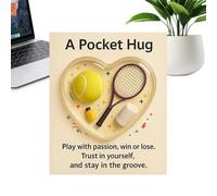 Générique Carte De Vœux - Carte de Poche en Forme de Cœur | aux Messages Émotionnels | Idéale pour Voyage École Maison Hommes Femmes pour Toutes les Occasions Cadre de Vie