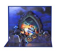 Générique Carte de vœux créative d ' Halloween 3D Spook House Carte de nuit d ' Halloween Happy pour garçons Cartes de vœux pour Cartes avec enveloppes