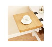 Générique Carte d'extension de Bureau à Pince, Fixation de Table d'appoint for Ordinateur Portable/Moniteur/Clavier, extenseur de Largeur de Bureau Peu encombrant(Wood-Black,80x25cm)