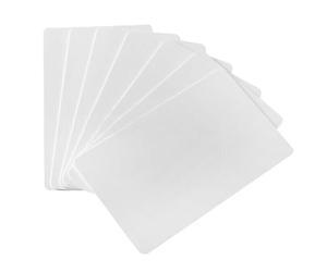 Générique Carte D'identité Pvc Blanche pour Contrôle D'accès et Enregistrement des Présences, Matériau Texture Confortable, Lot de 100 Pièces