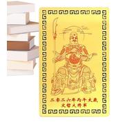 Générique Carte Doree Tai Sui 2026, Décoratif Portable Chinois Doré Et Cuivré, Pour Souhaits De Fortune, Pour Époux Épouse Fils Fille Parents Grands-parents