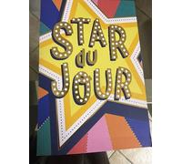 Générique Carte Musicale Star du Jour, Son Blurred Lines, Colorée avec Miroir et Message