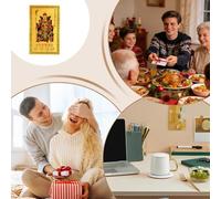 Générique Carte - Objets De Collection Au Design Antique Avec Motif De Prière Chinoise Pour L'année Du Cheval, Cartes Symboliques Pour La Prospérité Et La Protection | Déploiement Hommes Femmes Pa