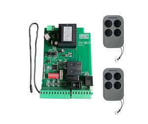 Générique Carte PCB de sécurité à Roulant pour Porte, 110V with 2RF | Tableau de commande 110 V / 220 V comprenant un seul bouton de commande et de réglage, avec sécurité à roulant