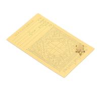 Générique Carte Religieuse Dorée Inspirante et Délicate en Vinyle Autocollant Format Petit Décor Spirituel pour Maison et Lieux de Culte Cartes de Prière Uniques pour Hommes et Femmes