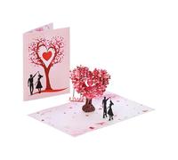 Générique Cartes 3D,Arbre Cœur Amusant Et Romantique Pour Message | Message en Relief Pour Lui,Pour Elle Femme Mari Petit Ami Anniversaire Fiançailles Mariage