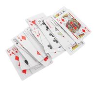 Générique Cartes à Jouer en Braille à Gros Caractères pour Aveugles et Malvoyants Format Adapté Tactile Jeu de Cartes Poker Polyvalent Outil D’Apprentissage et Couleur Couleur Aléatoire