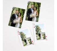 Générique Cartes à Jouer Photo personnalisées - Deck personnalisé avec Vos Photos, Unique pour la Famille et Les Amis, faveurs de Mariage, Anniversaire et Souvenir de la Saint-Valentin