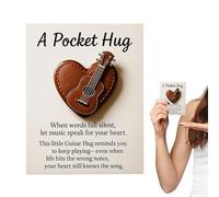 Générique Cartes Câlin Musical | Souvenir Inspirant Fait Main,Mémento Inspirant de Poche - Pour Adultes Collectionneurs Anniversaire Noël Guitariste Violoniste Pianiste