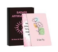 Générique Cartes D'affirmation De Mots - 60 Pièces De Cartes D'affirmation D'inspiration Quotidienne, Ensemble De Spirituels | Plate-forme D’inspiration Spirituelle | De Citation De