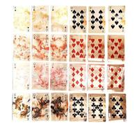 Générique Cartes De Poker, Jeu De Table Familial, Cartes Illustrées Poisson Mythologie Chinoise pour, pour Fête Groupe Vacances Réunion Familiale Voyage Maison Femmes Hommes