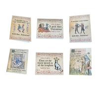 Générique Cartes de Saint-Valentin médiévales, drôle de voiture d'amour médiévale avec art manuscrit manuscrit, Weird Guys Humour Love Cards, Carte médiévale avec enveloppes Kraft (All)