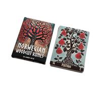 Générique Cartes De Tarot - 24 Pièces Cartes Oracle Jeu De Table Fournitures Et Accessoires | Jeu De Tarot Portable pour Les Débutants | pour Famille Amis Fête Vacances Travail Aventure