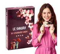 Générique Cartes De Tarot - Jeu De Cartes, Deck Portable Adapté Aux Débutants Oracle | Guide De Divination Complet pour Jeu De Lecture, Version Anglaise Complète pour Les Voyages, La Méditation E