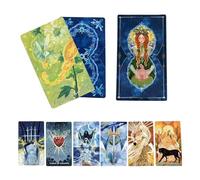 Générique Cartes De Tarot, Jeux De Société Rétro Whisper of Star, Jeux Oracle D'intuition De Divination De 86 Pièces | pour Hommes Femmes Amis Voyage Maison Fête Journal Rencontres Méditation