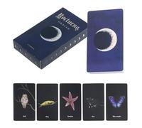 Générique Cartes de Tarot, Oracle Deck, 4.06x2.36 Pouces, 48 Card Lune Apprenties Mindfulness Deck Discovery Cartes Méditation Tarot Tarot Future Cards de prédiction