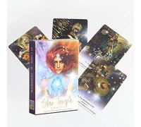 Générique Cartes de Tarot Oracle du Temple des étoiles,Star Temple Oracle Tarot Cards,Tarot Deck,Firend GameJouets de voyance