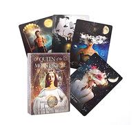 Générique Cartes de Tarot Oracle Reine de la Lune,Queen of The Moon Oracle Tarot Cards,Tarot Deck,Firend GameJouets de voyance