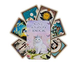 Générique Cartes De Tarot pour Débutants Social Bureau avec Chats Illustrés