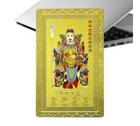 Générique Cartes De Vœux Pour Le Nouvel An Chinois | Cartes De Fêtes Motifs Anciens Chinois - Symbole Artisanal De Richesse Bénie Pendenti Doré 2026 Pour Femmes Et Hommes