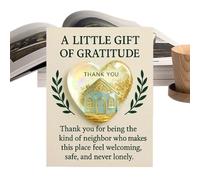 Générique Cartes de Vœux pour Thanksgiving - Figurine Cadeau Souvenir en Forme de Cœur - Carte de Thanksgiving pour Voisins | Pour Hommes Femmes Adolescents Fils Fille Famille