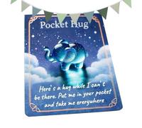 Générique Cartes D'Encouragement Motivation Positive | Carte Petit Animal De Poche | Cadeau Motivation Résine Pour Filles Amies École Anniversaire Noël Pâques Activités Scolaires