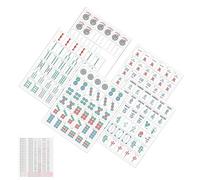Générique Cartes éclair Mahjong,Accessoires légers pour soirées Mahjong | Cartes d'apprentissage | pour Adolescents Femme Fille Garçon Femmes s
