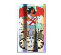 Générique Cartes Laser de Tarot de sorcière Moderne,Modern Witch Tarot Laser Cards,Tarot Deck,Firend GameJouets de voyance