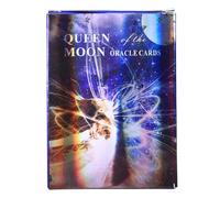 Générique Cartes Laser Oracle Queen of Moon,Queen of Moon Oracle Laser Cards,Tarot Deck,Firend GameJouets de voyance