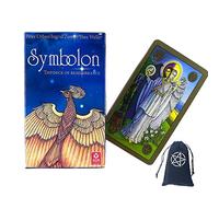 Générique Cartes Oracle du Tarot Symbolon,Symbolon Tarot Oracle Cards,with Bag,Firend Game,Jouets de voyance