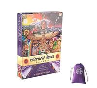 Générique Cartes Oracle Earth Warriors,Earth Warriors Oracle Cards,with Bag,Firend Game,Jouets de voyance