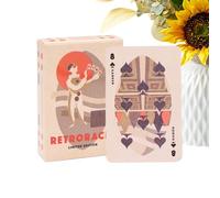 Générique Cartes Oracle | Jeu de Méditation et Jouet en Papier - Jeu De Cartes À Jouer Poker Rétro 54 Pièces | pour Femmes, Jeunes, Personnes Âgées, Amis, Débutants,