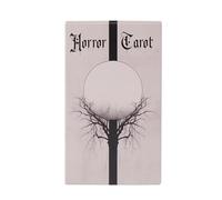 Générique Cartes Oracle Tarot, Tarot Deck Cards - Mysterous Psychological Divination Card avec thème d'horreur Portable - Jeu de Table pour l'intuition et Le Guide