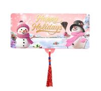 Générique Cartes Porte-Billets de Noël - Boîte Accessoires Fête 10 Compartiments - Enveloppes De Noël pour Argent Liquide - pour Décoration Maison Cadeaux Voisins Amis Enseignants Pères