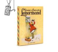 Générique Cartes Postales de Grand-mère Lenormand - Deck de Poche pour débutants avec Collier