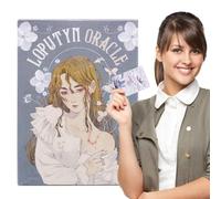 Générique Cartes Tarot Oracle - 36 Pcs Style Sorcière Moderne Jeu Divination Version Anglaise Guide Débutant | Jeu Voyance Format Poche | Accessoire Mystique pour Divertissement Fête Famille Amis