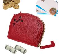 Générique Cartoon Cat Wallet Credit Card Pouch - Wallet Pouch,PU Leather Change Purse Walletss | Zipper Card Cases Holder for Girls & Women