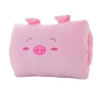 Générique Cartoon Hand Pillow Hand Warmer Nap Weak Hero Class 1 Arm Pillow Suho Non Electrical Travel Essentials Children's Day Gifts(Light Pink)