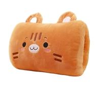 Générique Cartoon Hand Pillow Hand Warmer Nap Weak Hero Class 1 Arm Pillow Suho Non Electrical Travel Essentials Children's Day Gifts(Orange)