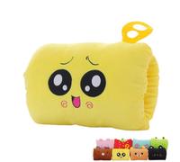 Générique Cartoon Plush Body Support Pillow - Ergonomic Arm & Hand Warmer for Desk, Travel, Nap, Multi-Functional Positioning Pillow for Winter Warmth and Relaxation