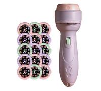 Générique Cartoon Projector Flashlight, 120 Image Projection Toy, Preschool Educational Torch Light for Childrens, Kids Over 18 Months, Fine Motor Skill Development, Green, Pink, Purple