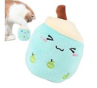 Générique Cartoon Tea Plush Pillow - Pet Hugging Toy & Snuggle Companion | Ultra-Soft Stuffed Comfort Toy for Reduction & Interactive Play for Puppies, Kittens, and Small Pets