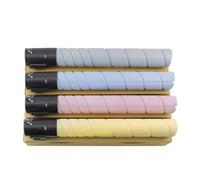 Générique Cartouche De Toner 4 Pièce/Ensemble TN514, Compatible avec Konica Minolta C458 558 658, Fournitures De Copieur De Poudre De Toner Compatibles BK500g CMY400g