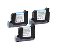 Générique Cartouche d'encre 2588, Largeur 12,7 mm, séchage Rapide, Hauteur d'impression 42 L, Compatible avec Les imprimantes Jet d'encre Portables(3PCS Black)